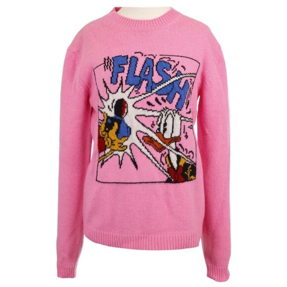 Gucci Sweaters - Gucci x Disney Donald Duck Jacquard Jumper